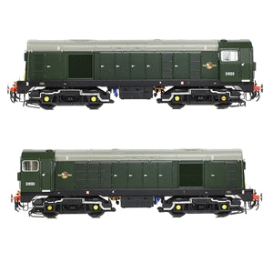 bachmann 35-353 Class 20/0 D8133 BR Green (Small Yellow Panels) - OO Gauge
