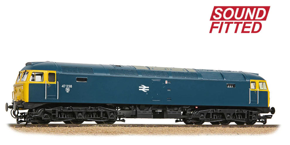 Bachmann 35-411BSFX Class 47/0 Diesel Locomotive Number 472238  in BR Blue ** DCC SOUND FITTED ** - OO Gauge