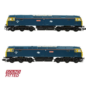 Graham Farish 371-829ASF Class 47/4 47425 'Holbeck' BR Blue Locomotive - N Gauge - SOUND FITTED