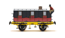 Hornby R40436 L & MR 1ST Mail Coach - OO Gauge