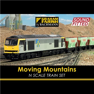 Graham Farish 370-221SF Moving Mountains Train Set - N Scale - SOUND FITTED