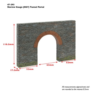 Scenecraft Bachmann 47-293 NG7(O Scale) Narrow gauge Tunnel Portal - O Gauge - Narrow