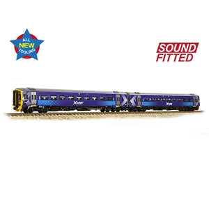 Graham Farish 371-851SF Class 158 2-Car DMU 158711 ScotRail Saltire - N gauge - Sound Fitted