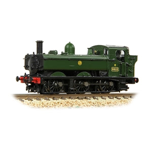 Graham Farish 371-990 GWR 64XX Pannier Tank 6412 GWR Green (Shirtbutton) (Preserved) - N Gauge