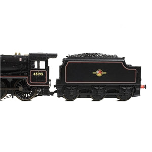 Graham farish 372-137A LMS Stanier Class 5 45195 BR Lined Black Late Crest Locomotive - N Gauge