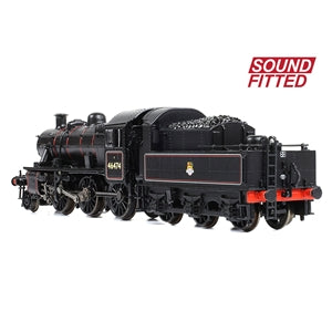 Graham Farish 372-626BSF LMS Ivatt 2MT Class 46474 BR Lined Black Early Emblem - N Gauge - Sound Fitted