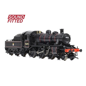 Graham Farish 372-626BSF LMS Ivatt 2MT Class 46474 BR Lined Black Early Emblem - N Gauge - Sound Fitted
