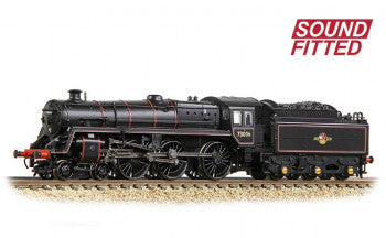 Graham Farish 372-729ASF BR Standard Class 5MT Number 73006 in BR Lined Black Livery (Late Crest) DCC SOUND FITTED - N Gauge