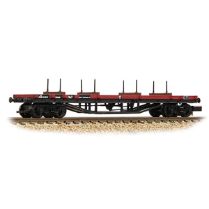 Graham Farish 373-925C 30t Bogie Bolster BR Gulf Red With Load - N Gauge
