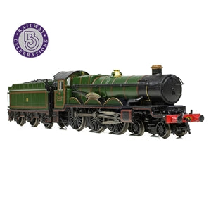 Graham farish 372-035 GWR 4073 'Castle' 4082 'Windsor Castle' GWR Lined Green (Shirtbutton)- N Gauge