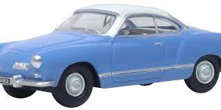 Oxford Diecast 76KG003 VW karmann Ghia Lavender/Pearl White 1:76 Scale - OO Gauge