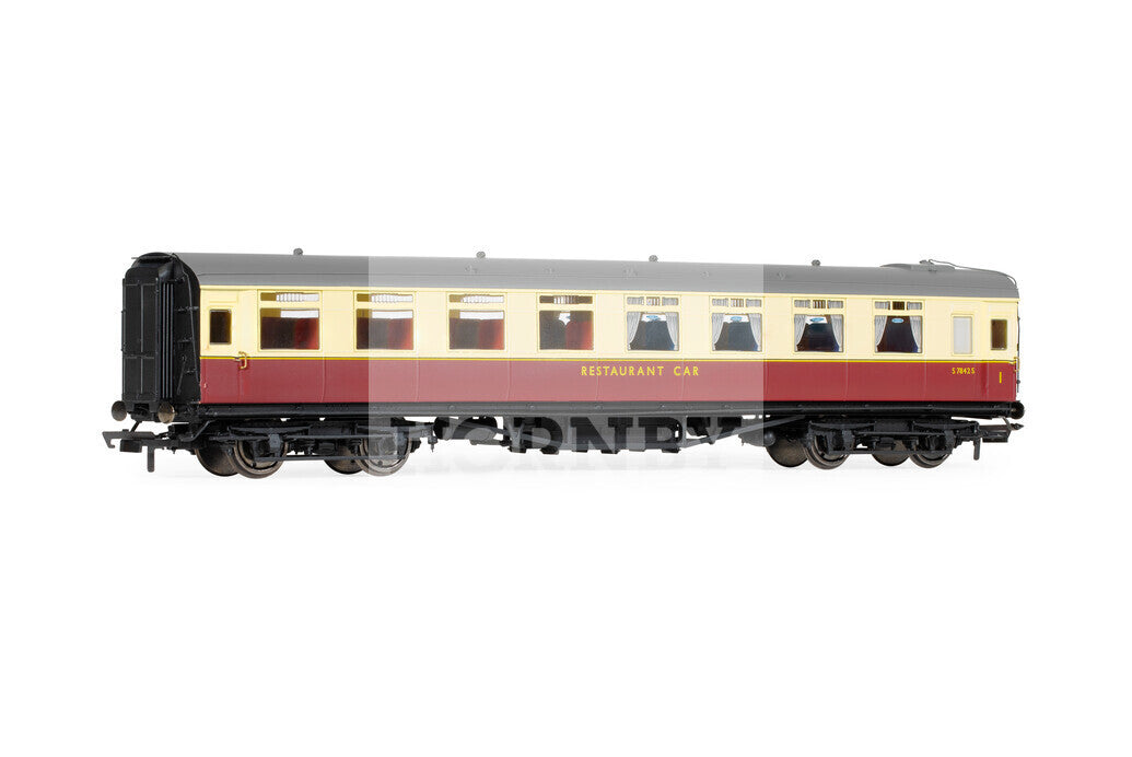 Hornby R40222 BR Maunsell Composite Dining Saloon 'S7842S', OO Gauge