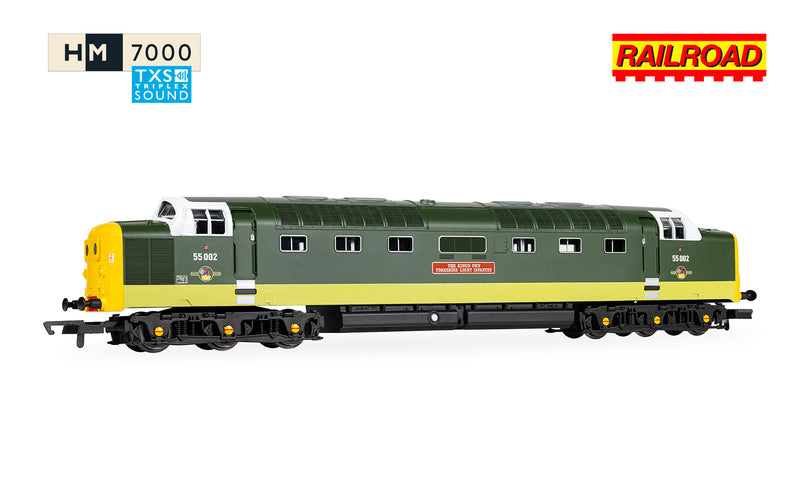 Hornby R3043TXS BR Deltic Class 55 'The King's Own Yorkshire Light Infantry' No.55002 - OO Gauge SOUND FITTED