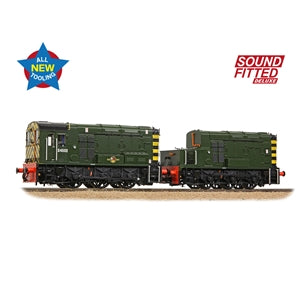 Bachmann 35-945SFX Class 13 D4502 BR Green (Wasp Stripes) - OO Gauge SOUND FITTED DELUXE