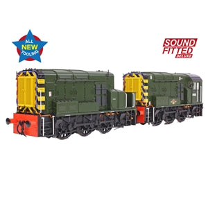 Bachmann 35-945SFX Class 13 D4502 BR Green (Wasp Stripes) - OO Gauge SOUND FITTED DELUXE