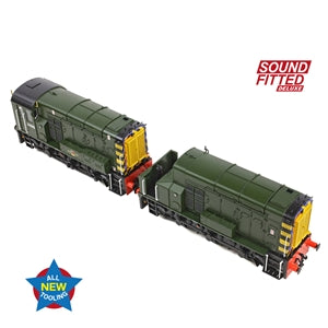 Bachmann 35-945SFX Class 13 D4502 BR Green (Wasp Stripes) - OO Gauge SOUND FITTED DELUXE