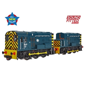 Bachmann 35-946SFX Class 13 13003 BR Blue - OO Gauge - SOUND FITTED Deluxe