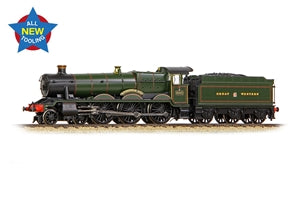 Graham farish 372-450 GWR 'Modified Hall' 6960 'Raveningham Hall' GWR Lined Green (GW Crest)- N Gauge