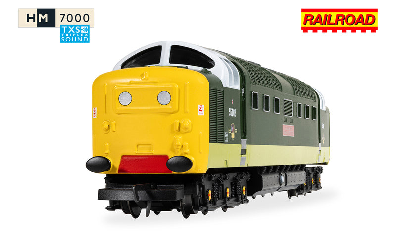 Hornby R3043TXS BR Deltic Class 55 'The King's Own Yorkshire Light Infantry' No.55002 - OO Gauge SOUND FITTED