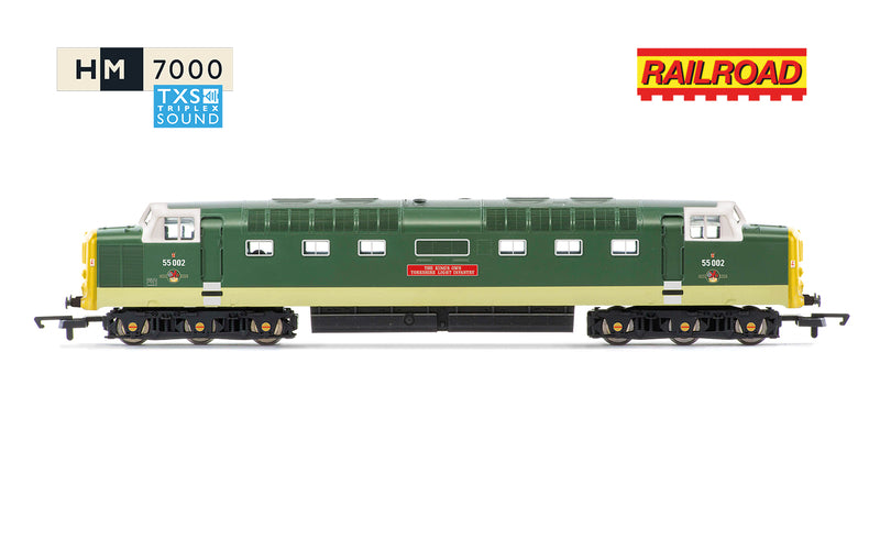 Hornby R3043TXS BR Deltic Class 55 'The King's Own Yorkshire Light Infantry' No.55002 - OO Gauge SOUND FITTED