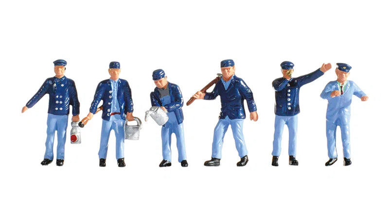 Noch 45282 Locomotive Drivers (3) and Shunters (3) Figure Set - TT Scale
