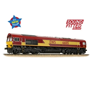 Bachmann 50-000SFX Class 66/0 66015 EWS - OO Gauge **  SOUND FITTED Deluxe **