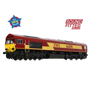 Bachmann 50-000ASFX Class 66/0 666096 EWS - OO Gauge - SOUND FITTED Deluxe