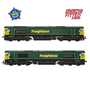 Bachmann 50-001SFX Class 66/6 66515 Freightliner Green - OO Gauge - SOUND FITTED Deluxe