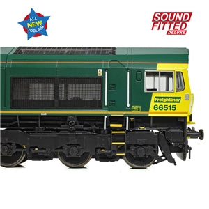Bachmann 50-001SFX Class 66/6 66515 Freightliner Green - OO Gauge - SOUND FITTED Deluxe