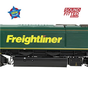 Bachmann 50-002SFX Class 66/6 66606 Freightliner Green - OO Gauge - SOUND FITTED Deluxe