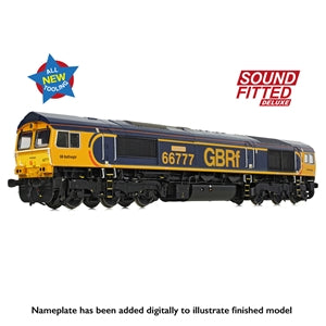 Bachmann 50-003ASFX Class 66/7 66777 'Annette' GBRF Europorte - OO Gauge SOUND FITTED DELUXE