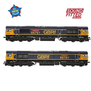 Bachmann 50-003SFX Class 66/7 66761 'Wensleydale Railway Association 25 Years 1990-2015' GBRF Europorte - OO Gauge SOUND FITTED DELUXE
