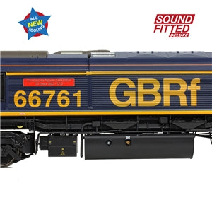 Bachmann 50-003SFX Class 66/7 66761 'Wensleydale Railway Association 25 Years 1990-2015' GBRF Europorte - OO Gauge SOUND FITTED DELUXE