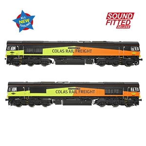 Bachmann 50-004ASFX Class 66/8 66850 'David Maidment OBE' Colas Rail Freight - OO Gauge SOUND FITTED DELUXE