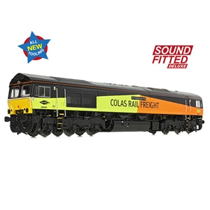 Bachmann 50-004ASFX Class 66/8 66850 'David Maidment OBE' Colas Rail Freight - OO Gauge SOUND FITTED DELUXE