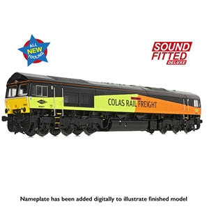 Bachmann 50-004SFX Class 66/8 66847 'Terry Baker' Colas Rail Freight - OO Gauge SOUND FITTED DELUXE