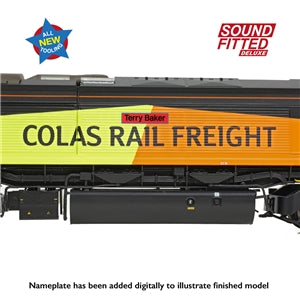 Bachmann 50-004SFX Class 66/8 66847 'Terry Baker' Colas Rail Freight - OO Gauge SOUND FITTED DELUXE