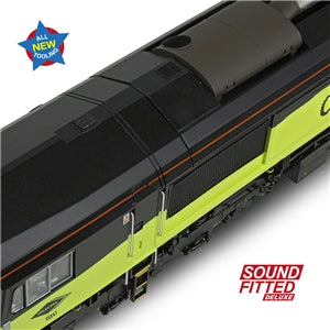 Bachmann 50-004SFX Class 66/8 66847 'Terry Baker' Colas Rail Freight - OO Gauge SOUND FITTED DELUXE