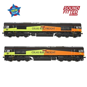 Bachmann 50-004SFX Class 66/8 66847 'Terry Baker' Colas Rail Freight - OO Gauge SOUND FITTED DELUXE