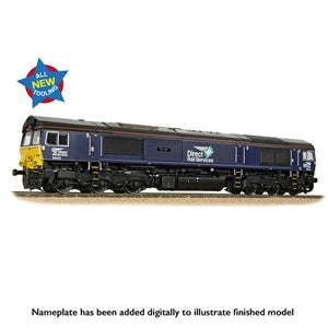 Bachmann 50-010 Class 66/4 66422 named "Max Joule 1958 - 1999" in DRS Compass (Revised) Livery  - OO Gauge
