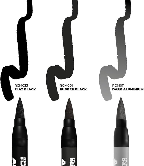 AK Real Colors Markers set - RCM102 - "Wheels" - 3 pen set