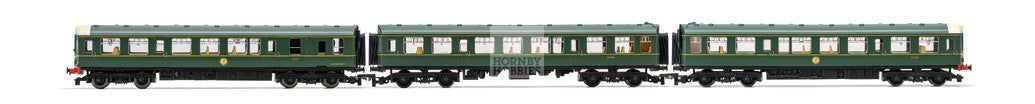 Hornby Railroad Plus ( Enhanced Livery) R30170 BR Class 110 3 Car DMU Train Pack - OO Scale