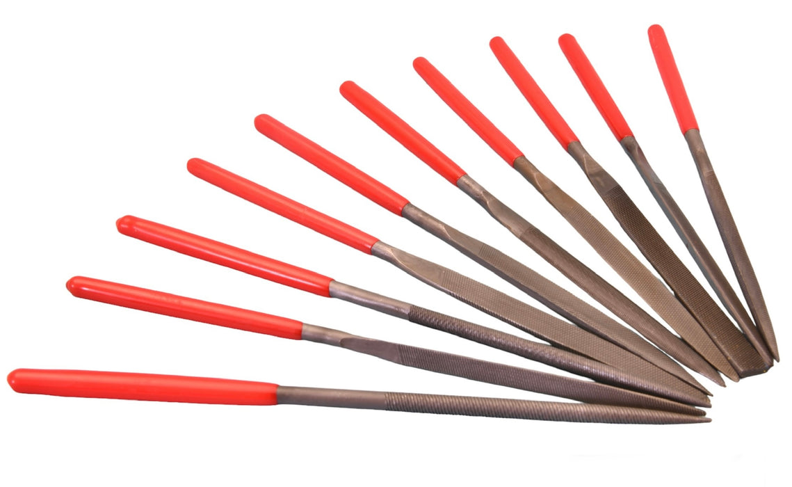 Ward File Expo 72441 10pc Warding File Set — Model Railway Solutions