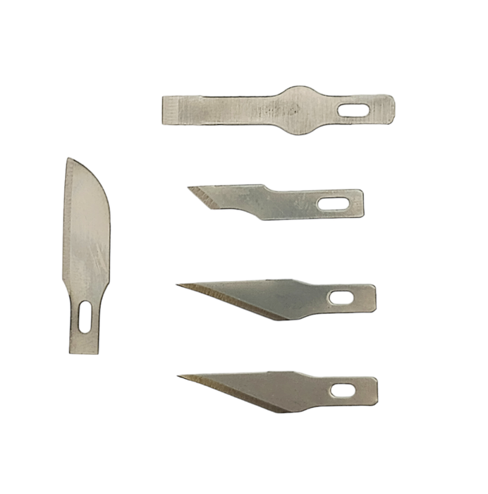 Expo 735-75 Assorted Blades for No 1 Knife (Pack of 5)