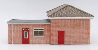 Bachmann Scenecraft 44-075 Fire Station(Pre-built) - OO Scale