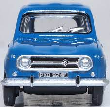 Oxford Diecast 76RN003 Renault 4 Blue, 1:76 Scale