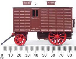 Oxford Diecast 76LW005 Living Wagon Brown 1:76 (OO) Scale
