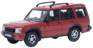 Oxford Diecast 76LRD2003 Land Rover Discovery 2 Alveston Red, 1:76 Scale, OO Gauge