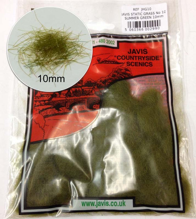 Javis JHG10 Static Grass No 10 Summer Green 10mm