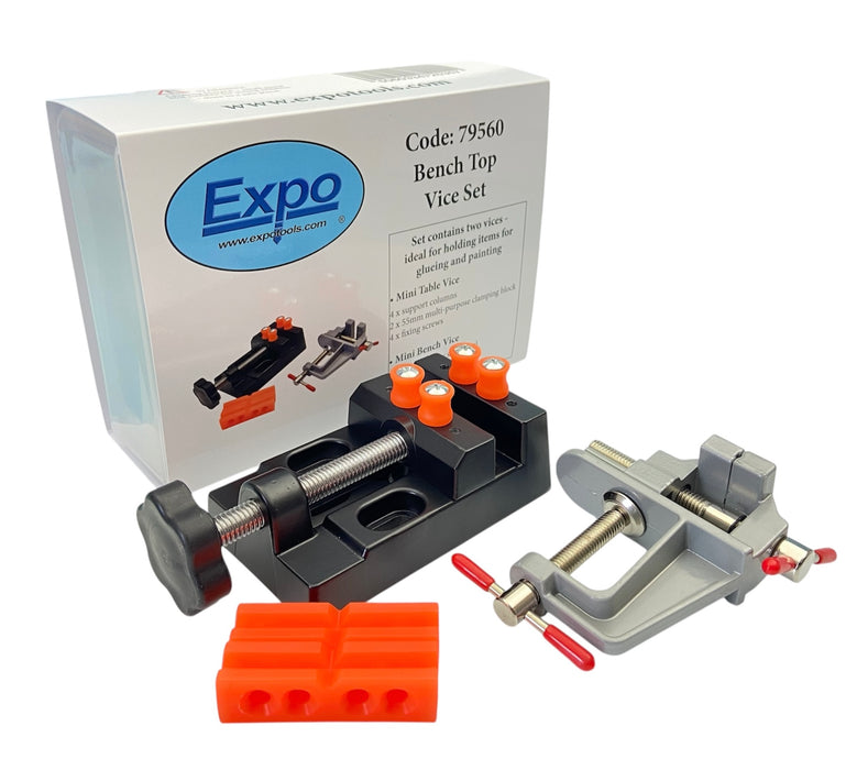 Expo 79560 Bench Top Vice Set